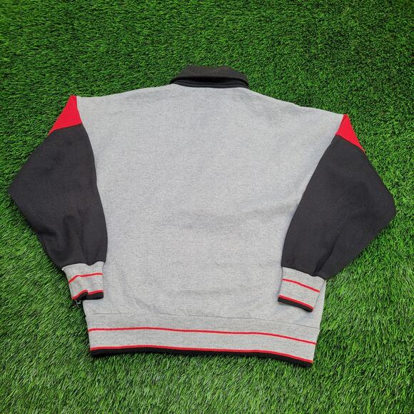 Vintage 90s McGregor Fleece Zip Jacket Womens M/L 20x23 Logo - Picture 2 of 14